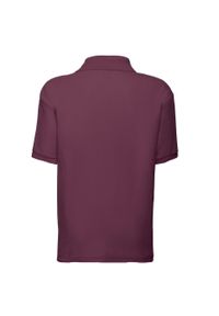 FRUIT OF THE LOOM - Koszulka Polo Dla Dzieci 65/35. Typ kołnierza: polo. Kolor: czerwony, brązowy, wielokolorowy