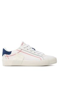 Pepe Jeans Sneakersy Kioto Tech PLS31302 Biały. Kolor: biały. Materiał: skóra #1