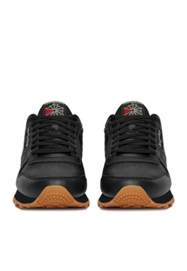 Reebok Sneakersy EO-CLASSIC LEATHER 100008493 Czarny. Kolor: czarny. Materiał: syntetyk, skóra. Model: Reebok Classic
