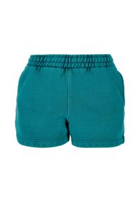 Urban Classics - Szorty Damskie Stone Wash. Kolor: niebieski. Sport: turystyka piesza