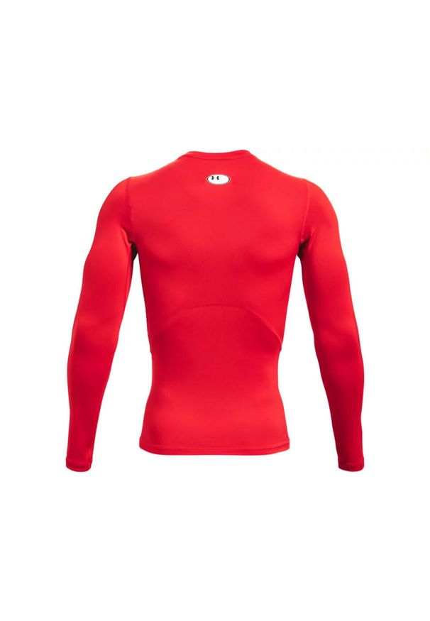 Under Armour - Koszulka męska termoaktywna UNDER ARMOUR HeatGear długi rękaw. Kolor: czerwony. Długość rękawa: długi rękaw. Długość: długie