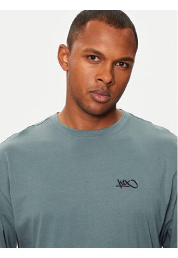 K1X T-Shirt Logo 60690061 Zielony Relaxed Fit. Kolor: zielony. Materiał: bawełna