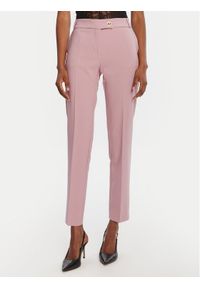 Rinascimento Chinosy CFC0126225003 Różowy Slim Fit. Kolor: różowy. Materiał: syntetyk #1