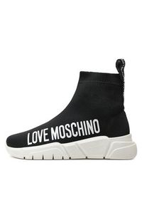 Love Moschino - LOVE MOSCHINO Sneakersy JA15433G1IIZ6000 Czarny. Kolor: czarny