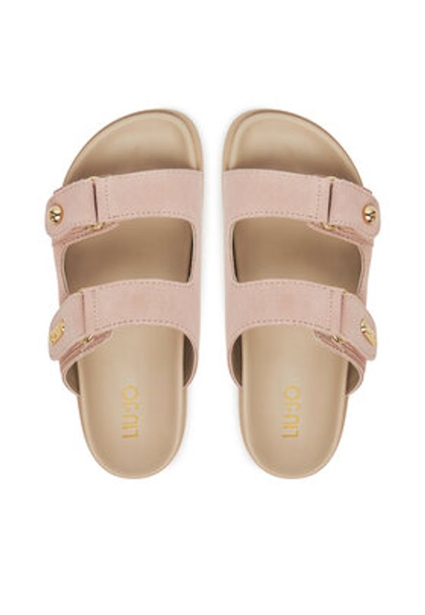 Liu Jo Klapki Penny 902 4A5709 PX002 Różowy. Kolor: różowy. Materiał: zamsz, skóra