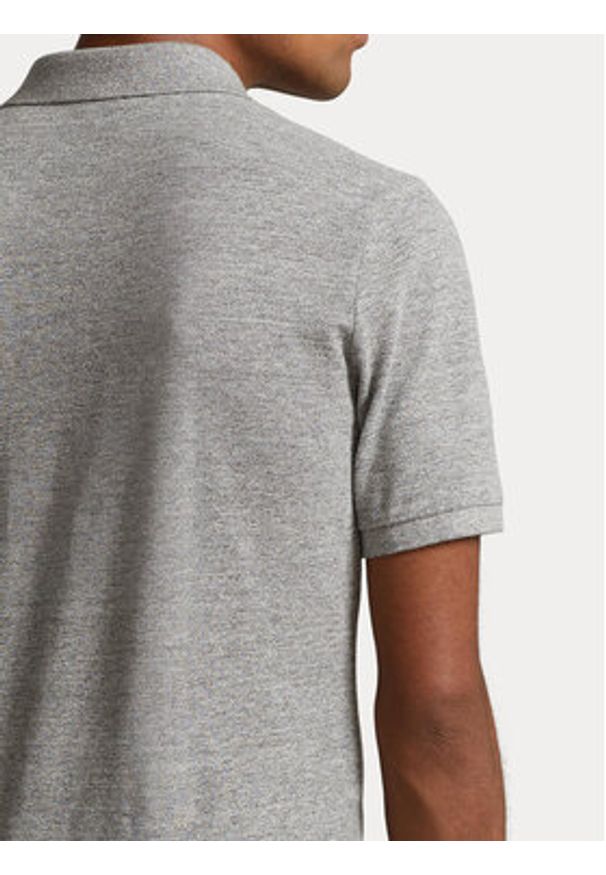 Polo Ralph Lauren Polo 710548797011 Szary Slim Fit. Typ kołnierza: polo. Kolor: szary. Materiał: bawełna