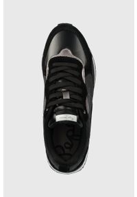 Pepe Jeans sneakersy RUSPER NAS kolor czarny PLS31513. Nosek buta: okrągły. Kolor: czarny. Materiał: guma. Obcas: na platformie #5