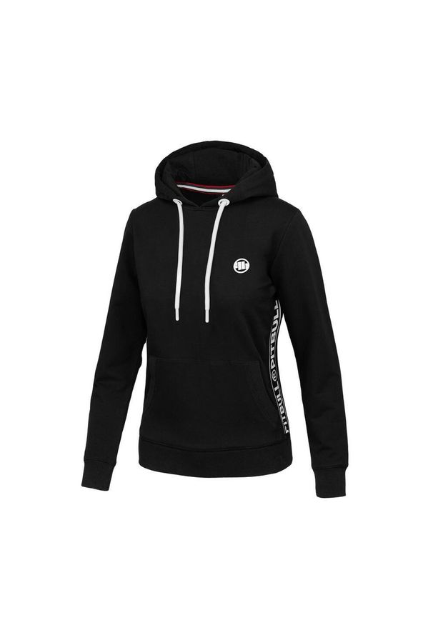 PITBULL - Bluza damska Pitbull z kapturem French Terry La Canada. Typ kołnierza: kaptur. Kolor: czarny. Sport: fitness