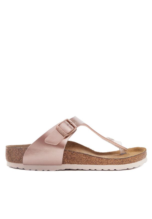 Japonki Birkenstock. Kolor: wielokolorowy, różowy, złoty