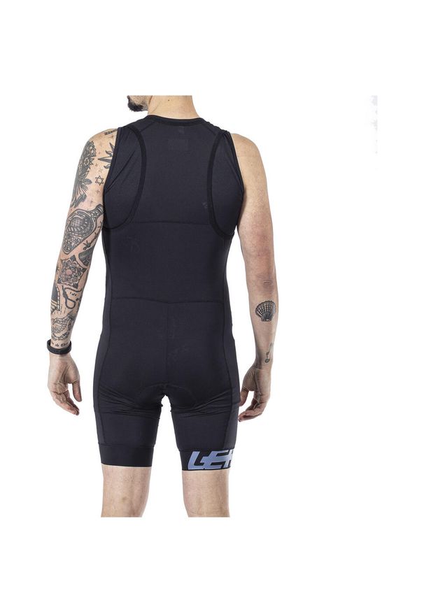 Spodenki wewnętrzne (na szelkach) z pampersem LEATT Bib Liner MTB 2.0. Kolor: czarny. Sport: kolarstwo