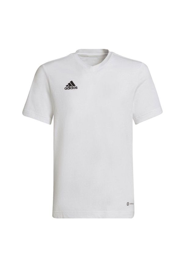 Adidas - Koszulka dla dzieci adidas Entrada 22 Tee. Kolor: biały. Sport: piłka nożna