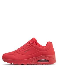 skechers - Skechers Sneakersy Uno Stand On Air 52458/RED Czerwony. Kolor: czerwony. Materiał: skóra #7