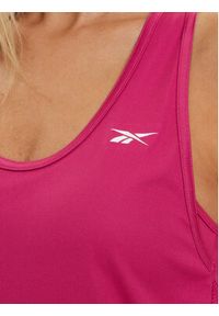 Reebok Koszulka techniczna Id Train Mesh Back Tank 100021221 Różowy Regular Fit. Kolor: różowy. Materiał: syntetyk #4