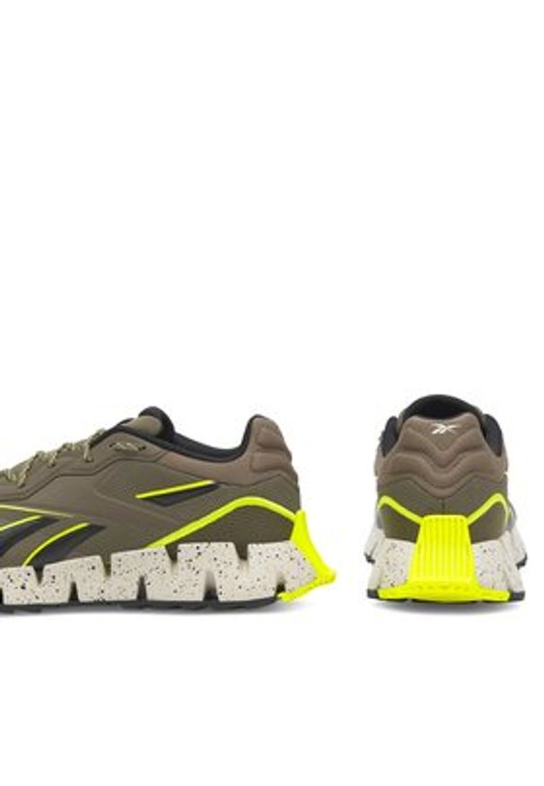 Reebok Buty do biegania Zig Dynamica 4 Adventure 100074700 Khaki. Kolor: brązowy. Materiał: mesh