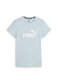 Koszulka treningowa damska Puma ESS Logo Tee. Kolor: niebieski. Sport: fitness #1