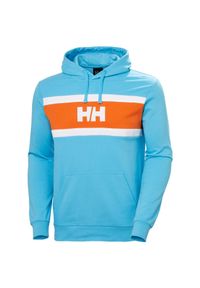 Bluza Helly Hansen Salt Cotton. Kolor: wielokolorowy, niebieski, zielony. Wzór: haft