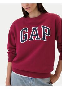 GAP - Gap Bluza 554936-37 Czerwony Regular Fit. Kolor: czerwony. Materiał: bawełna #3