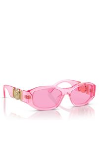 VERSACE - Okulary przeciwsłoneczne Versace. Kolor: różowy