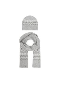 Guess Zestaw Szalik i Czapka W5PZ18 Z3LQ0 Szary. Kolor: szary. Materiał: materiał