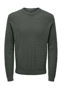 Only & Sons Sweter 22026559 Szary Regular Fit. Kolor: szary. Materiał: syntetyk #5