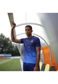 CHAMPIONS LEAGUE - Koszulka piłkarska dla dorosłych Champions League. Kolor: niebieski. Materiał: poliester. Sport: piłka nożna #1