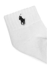 Polo Ralph Lauren Zestaw 6 par wysokich skarpet dziecięcych 441974057001 Biały. Kolor: biały. Materiał: materiał, bawełna #3