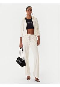 Juicy Couture Bluza Madison JCWAS225306 Beżowy Slim Fit. Kolor: beżowy. Materiał: syntetyk #5