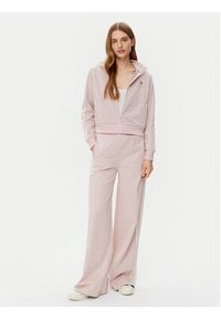 Guess Spodnie dresowe V5RB03 KCO90 Różowy Regular Fit. Kolor: różowy. Materiał: syntetyk #4