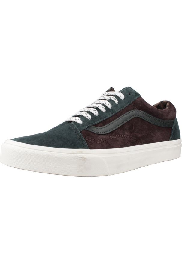 Tenisówki Vans Model Old Skool Kolor Bordeaux. Kolor: czerwony. Materiał: tkanina