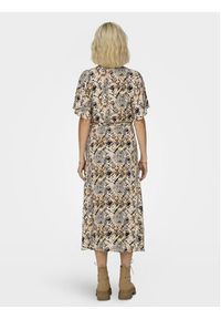 JDY Sukienka koszulowa 15318215 Beżowy Regular Fit. Kolor: beżowy. Materiał: wiskoza. Typ sukienki: koszulowe #2