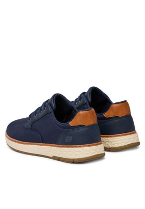 skechers - Skechers Półbuty 205716/NVY Granatowy. Kolor: niebieski. Materiał: materiał