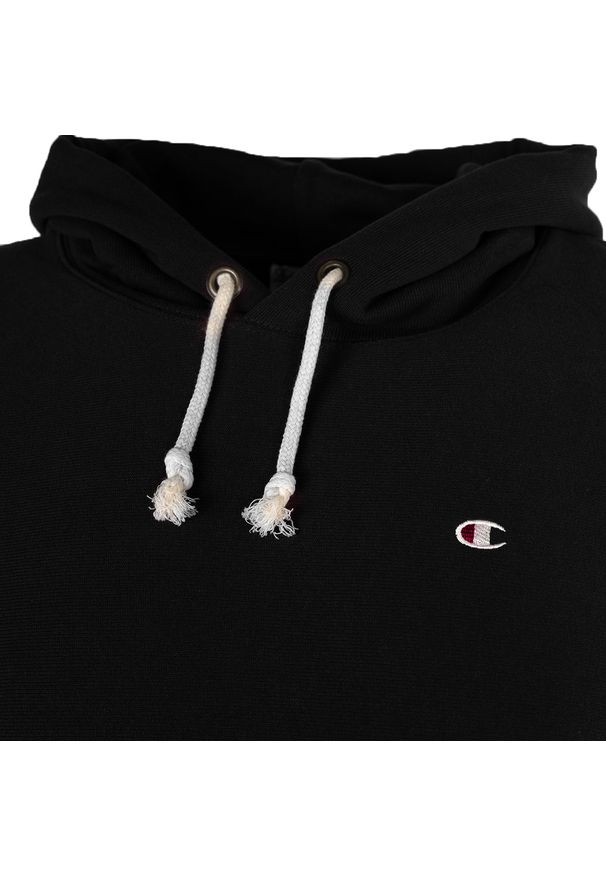 Champion Bluza | 210966 | Mężczyzna | Czarny. Okazja: na co dzień. Typ kołnierza: kaptur. Kolor: czarny. Materiał: bawełna. Styl: casual
