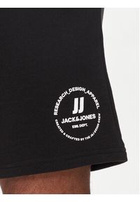 Jack & Jones - Jack&Jones Szorty sportowe Swift 12249922 Czarny Comfort Fit. Kolor: czarny. Materiał: bawełna. Styl: sportowy