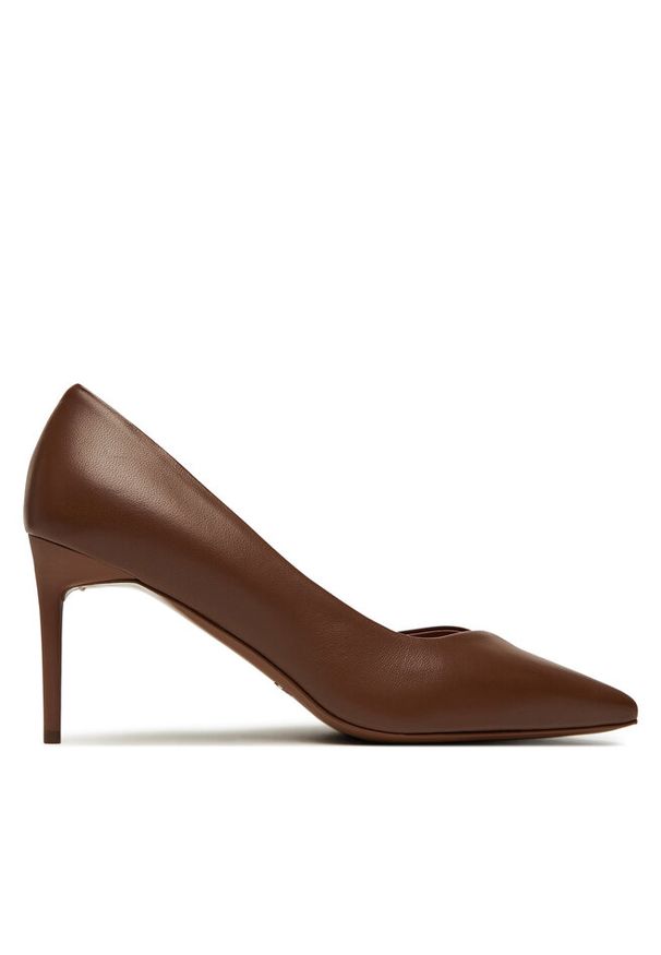 Szpilki Max Mara. Kolor: brązowy. Obcas: na szpilce
