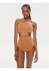 Max Mara Beachwear Dół od bikini Savina 2416821169 Pomarańczowy. Kolor: pomarańczowy. Materiał: syntetyk