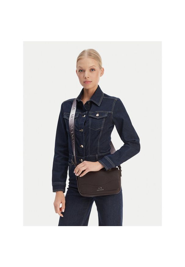 Torebka Armani Exchange. Kolor: brązowy