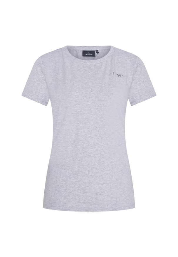 HV POLO - Koszulka damska HV Polo Polo Family. Typ kołnierza: polo. Kolor: szary