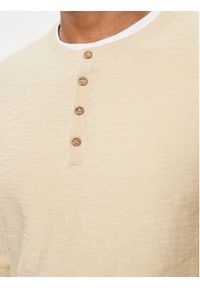 INDICODE Sweter Mattiaxa 30-458 Beżowy Regular Fit. Kolor: beżowy. Materiał: bawełna