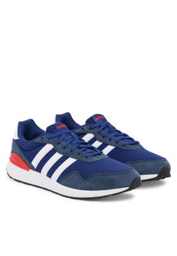 Adidas - adidas Sneakersy Run 60s 4.0 JR6620 Granatowy. Kolor: niebieski. Materiał: materiał. Sport: bieganie