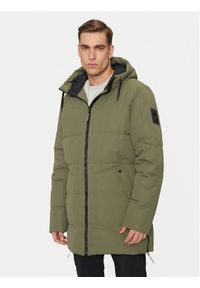 Halti Płaszcz zimowy Linjat 065-0419 Zielony Regular Fit. Kolor: zielony. Materiał: syntetyk. Sezon: zima