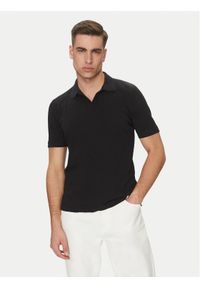 Marc O'Polo Polo 523 2091 53026 Czarny Regular Fit. Typ kołnierza: polo. Kolor: czarny. Materiał: bawełna