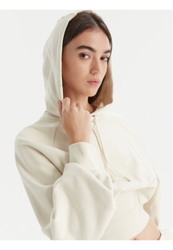 Adidas by Stella McCartney - adidas by Stella McCartney Bluza KA0640 Beżowy Loose Fit. Kolor: beżowy. Materiał: bawełna