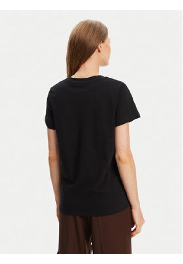 U.S. Polo Assn. T-Shirt WUP0635 Czarny Classic Fit. Typ kołnierza: polo. Kolor: czarny. Materiał: bawełna