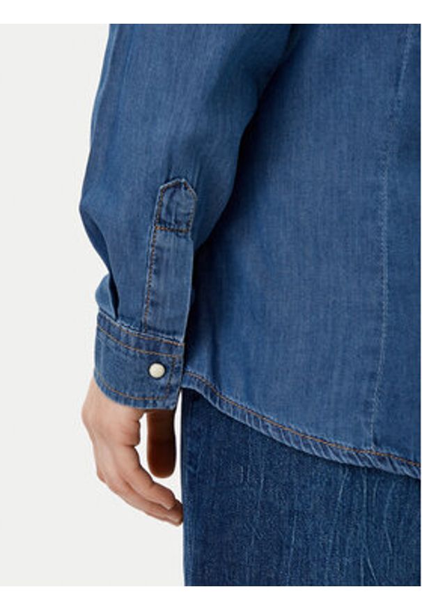 only - ONLY Koszula jeansowa Alexa 15315185 Niebieski Regular Fit. Kolor: niebieski. Materiał: bawełna