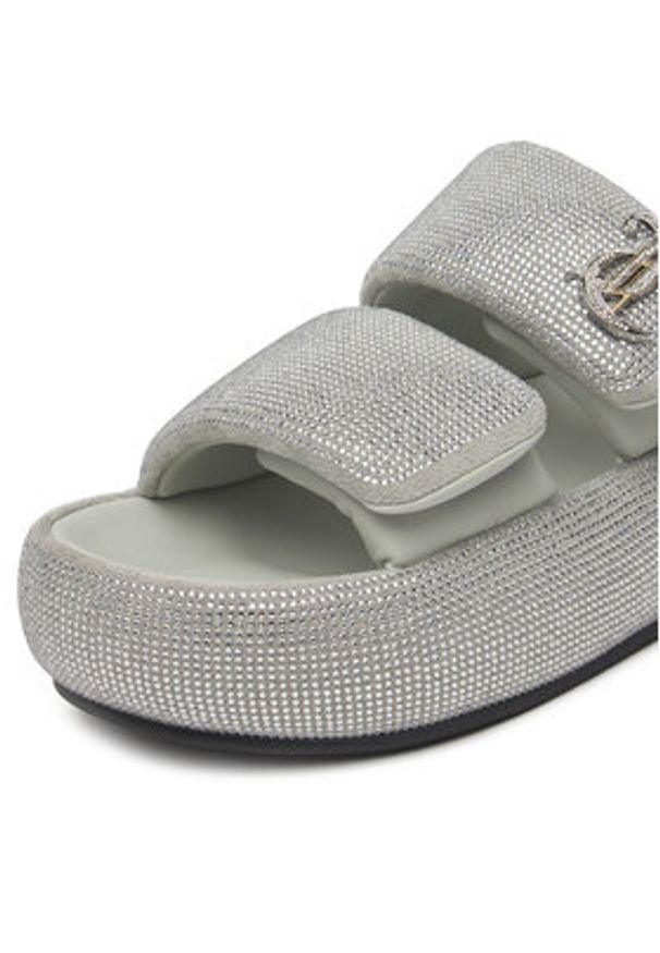 Juicy Couture Klapki WSS21515-02 Szary. Kolor: szary. Materiał: materiał