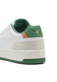 Puma - Sneakersy unisex Court Classico Sport PUMA Warm White Archive Green. Kolor: zielony, biały, wielokolorowy. Materiał: zamsz. Sport: turystyka piesza