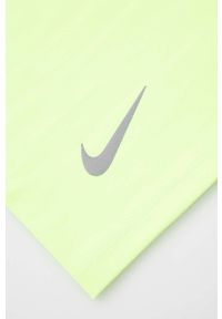 Nike komin kolor zielony gładki. Kolor: zielony. Materiał: skóra, materiał. Wzór: gładki #2