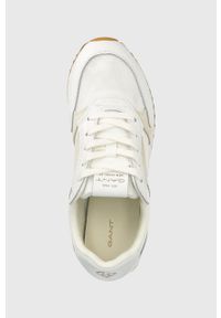 GANT - Gant sneakersy Bevinda 24537675.G29 kolor biały. Nosek buta: okrągły. Zapięcie: sznurówki. Kolor: biały. Materiał: guma, skóra, materiał, włókno #3