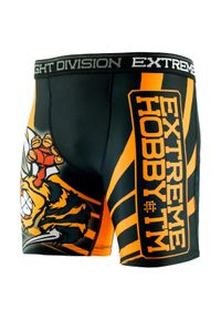 Spodenki Vale Tudo do MMA męskie EXTREME HOBBY ANGRY WASP. Kolor: czarny. Materiał: poliester, elastan