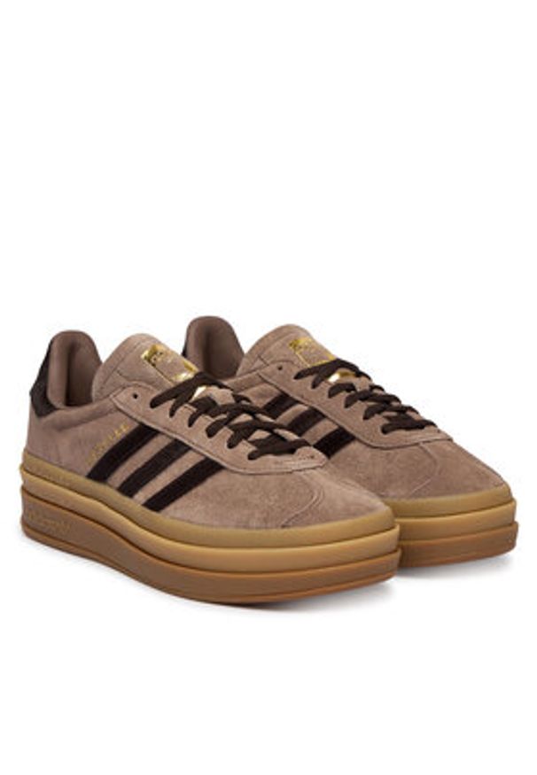 Adidas - adidas Sneakersy Gazelle Bold IH4202 Brązowy. Kolor: brązowy. Materiał: skóra, zamsz. Model: Adidas Gazelle